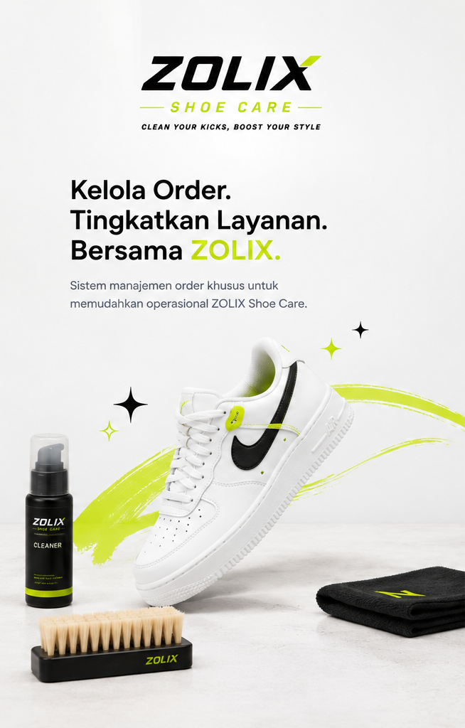 Kelola order ZOLIX Shoe Care